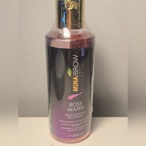 NEW MINA IBROW Rose Water Setting Spray fir Henna Powder